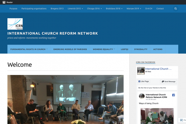Screenshot: ICRN-Website