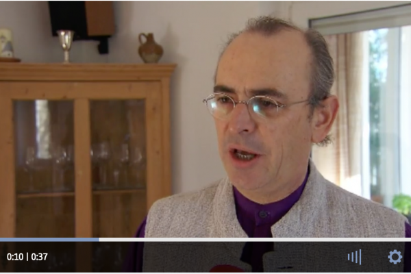 Bildschirmfoto Pfarrer Premur im ORF-Interview